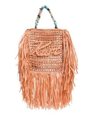 Kurt Geiger Mini Kurt Fringe Tote - Orange