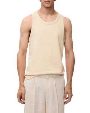 Mango Stripe Strap Tank - Blue
