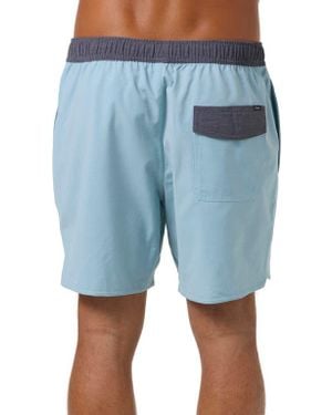 O'neill Sportswear Og Solid Scallop Volley Swim Trunks - Blue