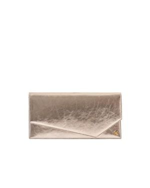Esterah 1Am Leather Envelope Bag - Gray