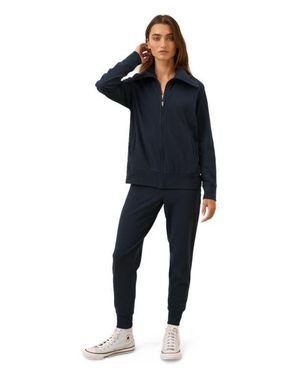 Pact Organic Cotton Cloudknit Zip Jacket - Blue