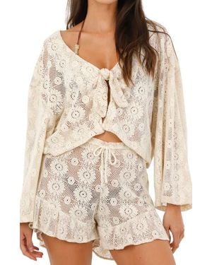 MALAI Hera Cover-Up Shirt - Natural