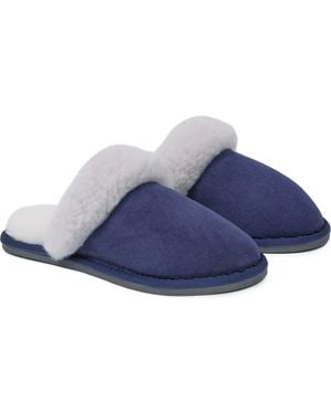 Celtic & Co. Ladies' British Turnback Mules - Blue