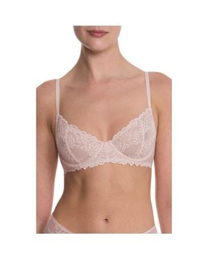 Natori Heavenly Lace Convertible Balconette Bra - Green