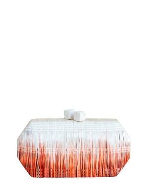 LIKHÂ Ombré Octagon Clutch - White