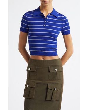 ShuShu/Tong Stripe Polo - Blue