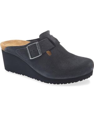 Birkenstock Fanny Wedge Clog - Blue