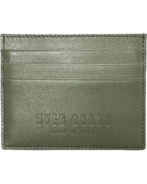 HYER GOODS Upcycled Italian Leather Certo Card Wallet - Green