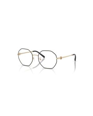 Tory Burch 52Mm Irregular Optical Glasses - Metallic