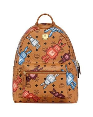 MCM Medium Stark Backpack - Orange