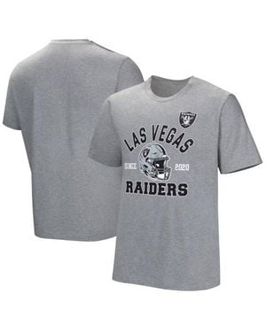 Nfl Las Vegas Raiders Tackle Adaptive T-Shirt - Gray