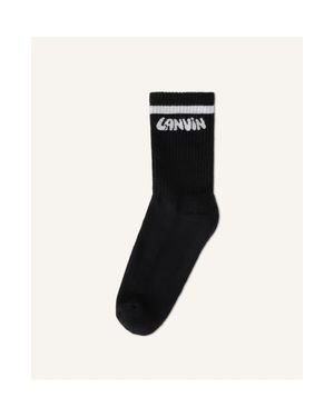 Lanvin Cotton Socks - Black