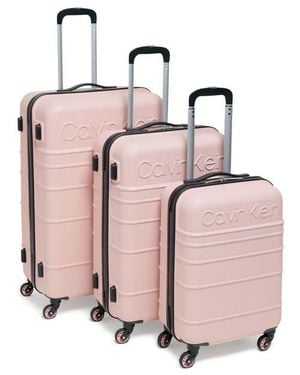 Calvin Klein Fillmore Hard Side luggage Set - Pink