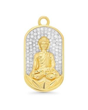 Sara Weinstock Diamond Buddha Charm - Metallic
