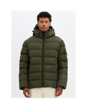 Point Zero Quilted Puffer Jacket - Green