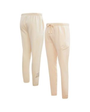 Pro Standard Kansas City Chiefs Neutral Fleece Sweatpants - Natural