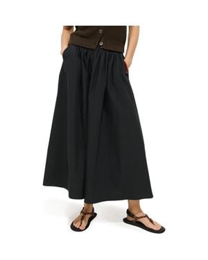 Alex Mill Charlie Poplin Maxi Skirt - Black