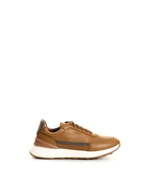 Velez Pearl Leather Sneakers With Millares Detail - Multicolor