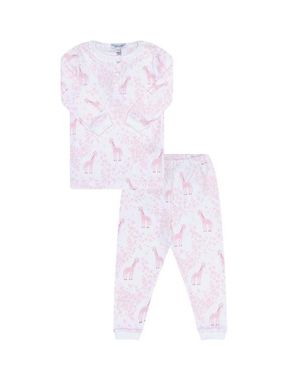 Nellapima Giraffe Print Pajama - White