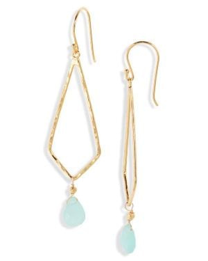 Kiara by Ki-Ele Gigi Drop Earrings - White