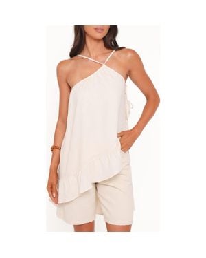 Petal & Pup Cascade Asymmetric Top - White