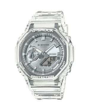 G-Shock Analog-Digital Ga2100 Resin Strap Watch, 48.5Mm - Metallic