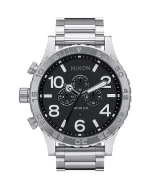 Nixon 51-30 Chronograph Bracelet Watch, 51Mm - Gray