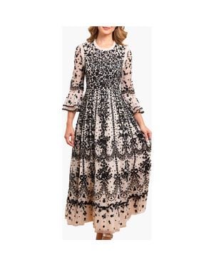 Needle & Thread Adeline Round Neck Maxi Dress - Multicolor