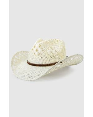 Manuela Twister Breeze Handwoven Straw Sun Hat - White
