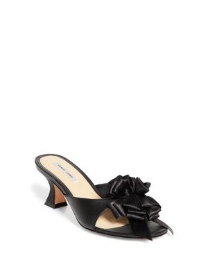 Sandy Liang Celebration Slide Sandal - Black