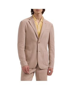 Bugatchi Aerolinen Linen Blend Sport Coat - Brown