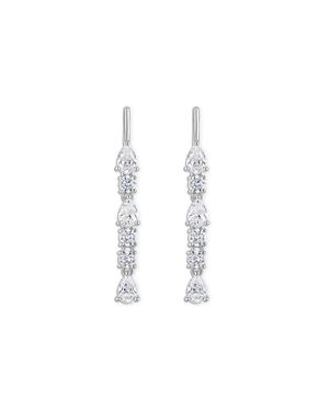 Alexa Leigh Linea Drip Earring - White