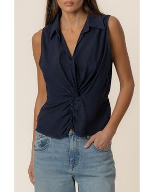 Kut From The Kloth Sara Sleeveless Shirt - Blue
