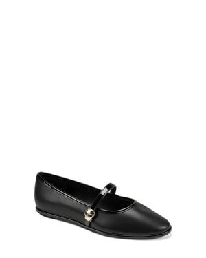 KARL LAGERFELD Vivendel Mary Jane Flat - Black