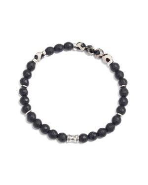 Jonas Studio Evil Eye Beaded Bracelet - White