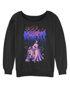 Star Wars Junior's Rebel Princess Stars Sweatshirt - Blue