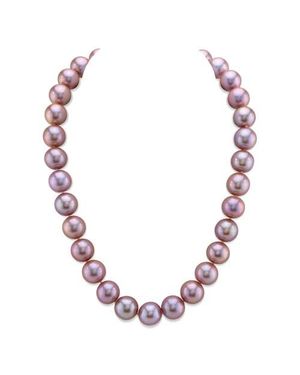 The Pearl Source 12-14Mm Freshwater Pearl Necklace - Pink