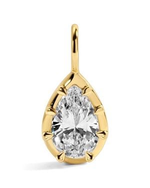 Lili Claspe Mara Pear Charm - Metallic