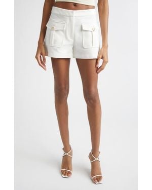 Ramy Brook Ava Cotton Blend Shorts - White