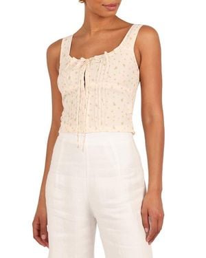 Petal & Pup Alice Floral Corset Top - Pink