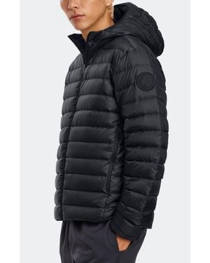 Canada Goose Stratus Hooded 750-Fill-Power Down Puffer Coat - Blue
