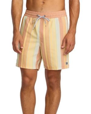 Billabong Cotton Blend Swim Shorts - Natural