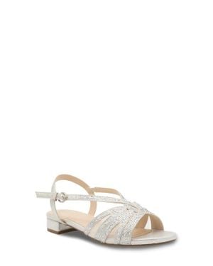 Paradox London Quest Ankle Strap Sandal - White