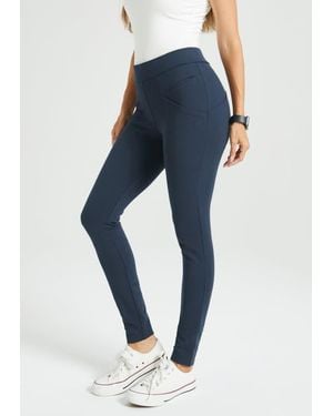 Betabrand Journey Dpyp Dress Pant Yoga Pant - Blue