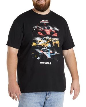 True Nation by DXL Big & Tall Indy Car Racing Graphic Tee - Black