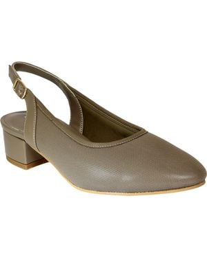 David Tate Silvana Slingback Pump - Metallic