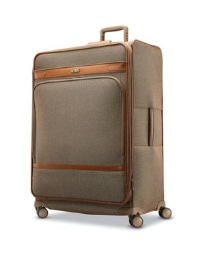 Hartmann Herringbone Deluxe Extended Journey Expandable 29 Large Checked Spinner Luggage - Brown