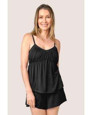 JJwinks Baby Doll Bra-Free Lounge Top - Black