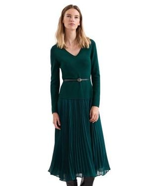 Phase Eight Kai V-Neck Dress - Green