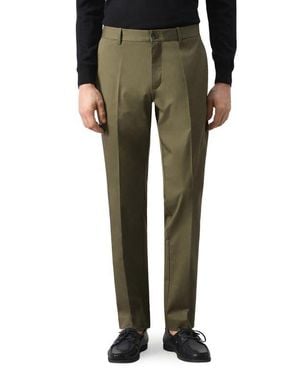 Mango Dublino Slim Fit Chinos - Green